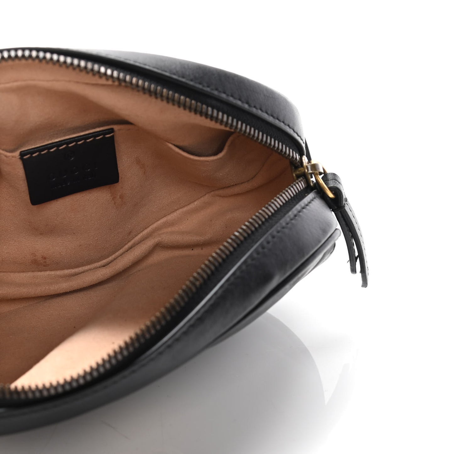 Calfskin Matelasse GG Marmont Belt Bag 70 28 Black