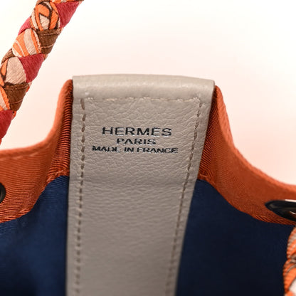 Hermes Silk Soie Cool Bridges de Gala Soft Red Pearl Grey 6 of 9