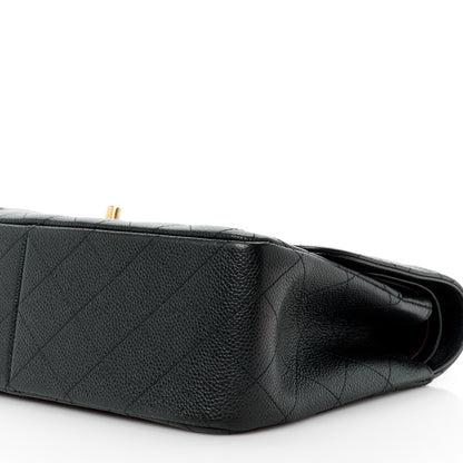 Chanel Caviar Quilted Jumbo Double Flap Black 11 of 13