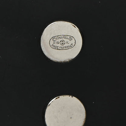 Chanel Resin Crystal CC Cuff Black 4 of 5