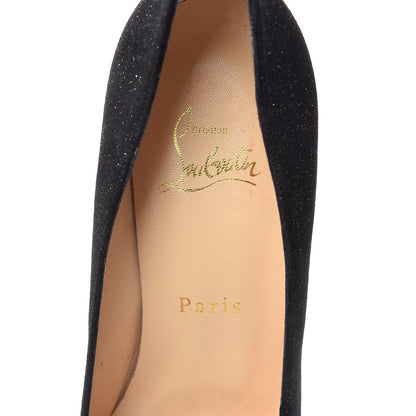 Christian Louboutin Glitter Decoltish 85 Pumps 36.5 Black 8 of 10