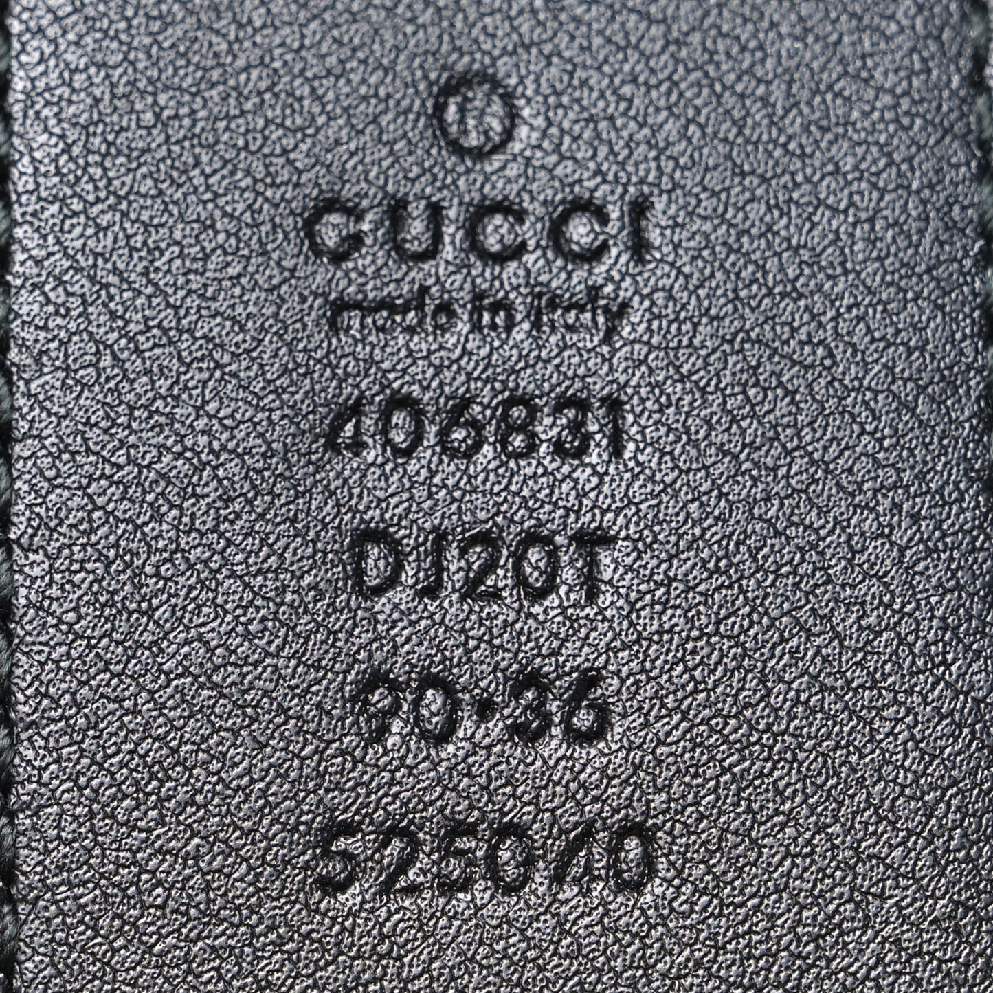 Textured Calfskin Double G 40mm Belt 90 36 Black