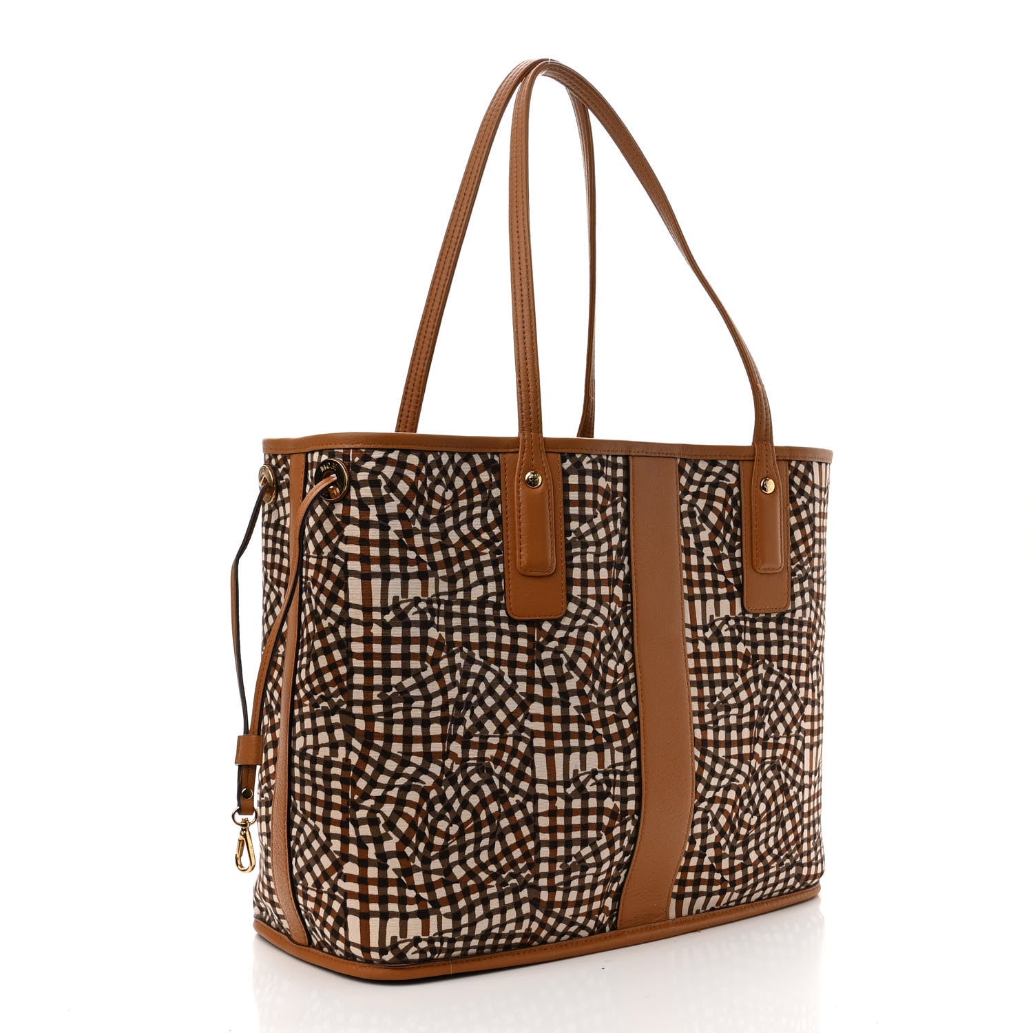 MCM Visetos Medium Liz Reversible Shopper Tote Cognac 6 of 17