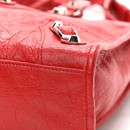 Balenciaga Agneau Classic Silver Hardware S City Rouge Groseille 11 of 11
