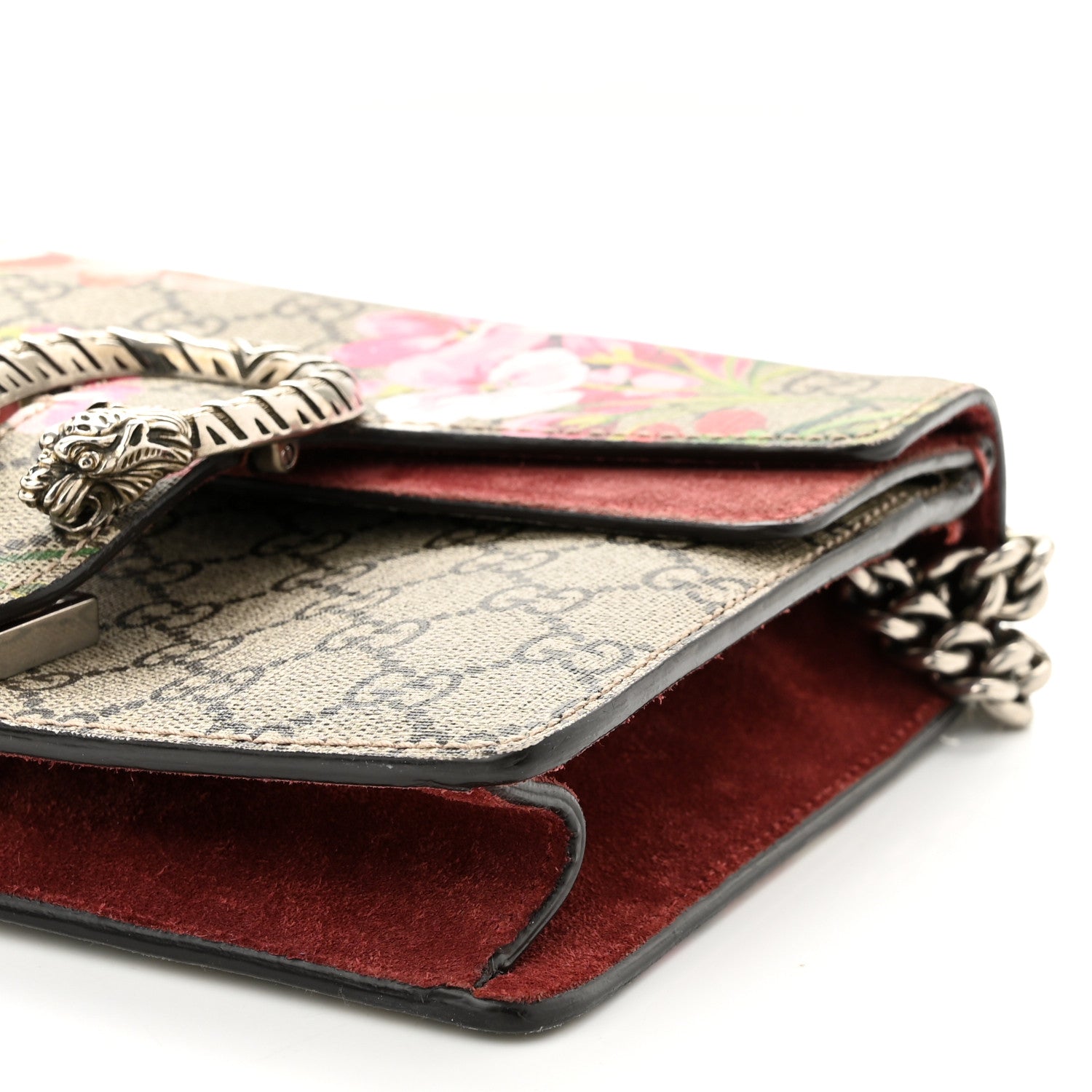 Gucci GG Supreme Monogram Blooms Mini Dionysus Shoulder Bag Beige Multicolor Dry Rose 9 of 12