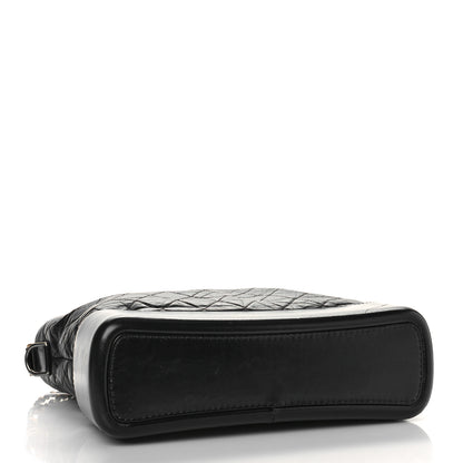 Chanel Aged Calfskin Quilted Large Gabrielle Hobo Black 4 of 9