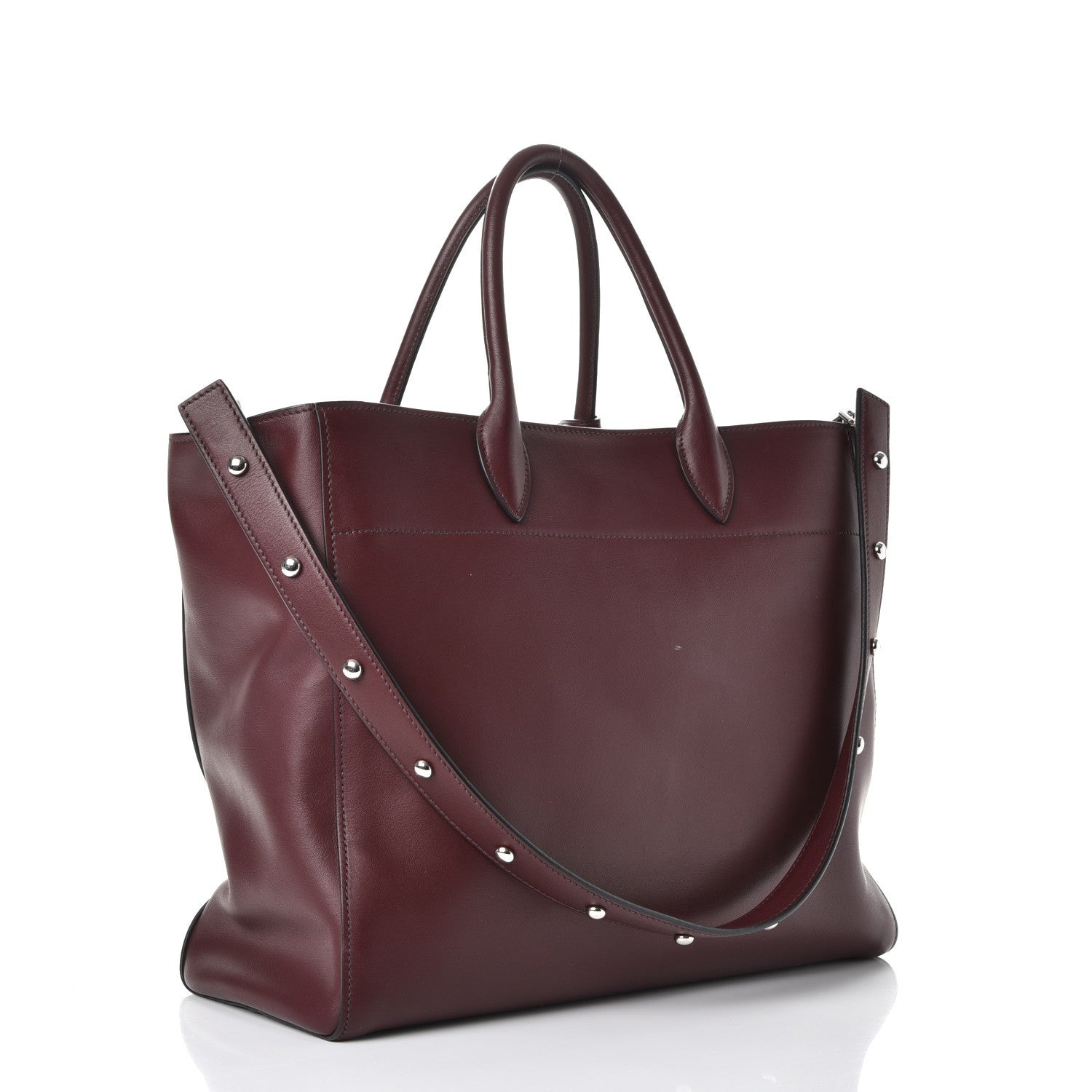 Prada City Calf Tote Granato 4 of 11