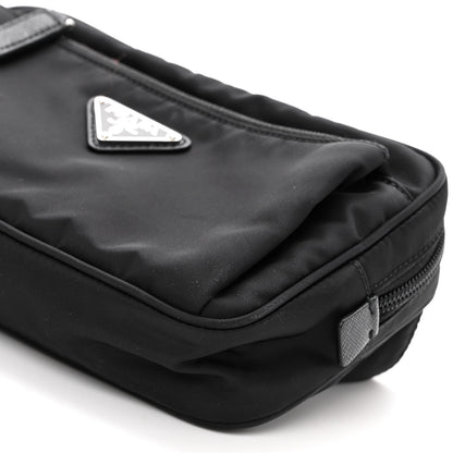 Prada Re-Nylon Saffiano Belt Bag Black 9 of 9
