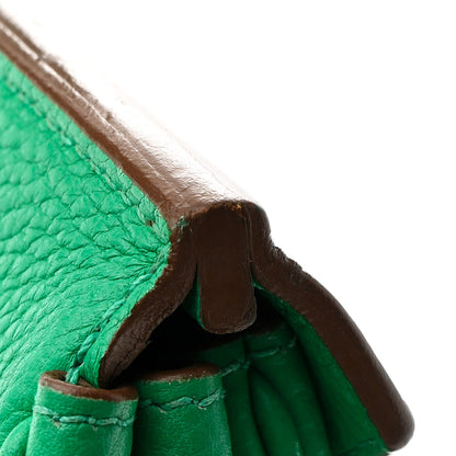 Hermes Taurillon Clemence Birkin 35 Menthe 12 of 12