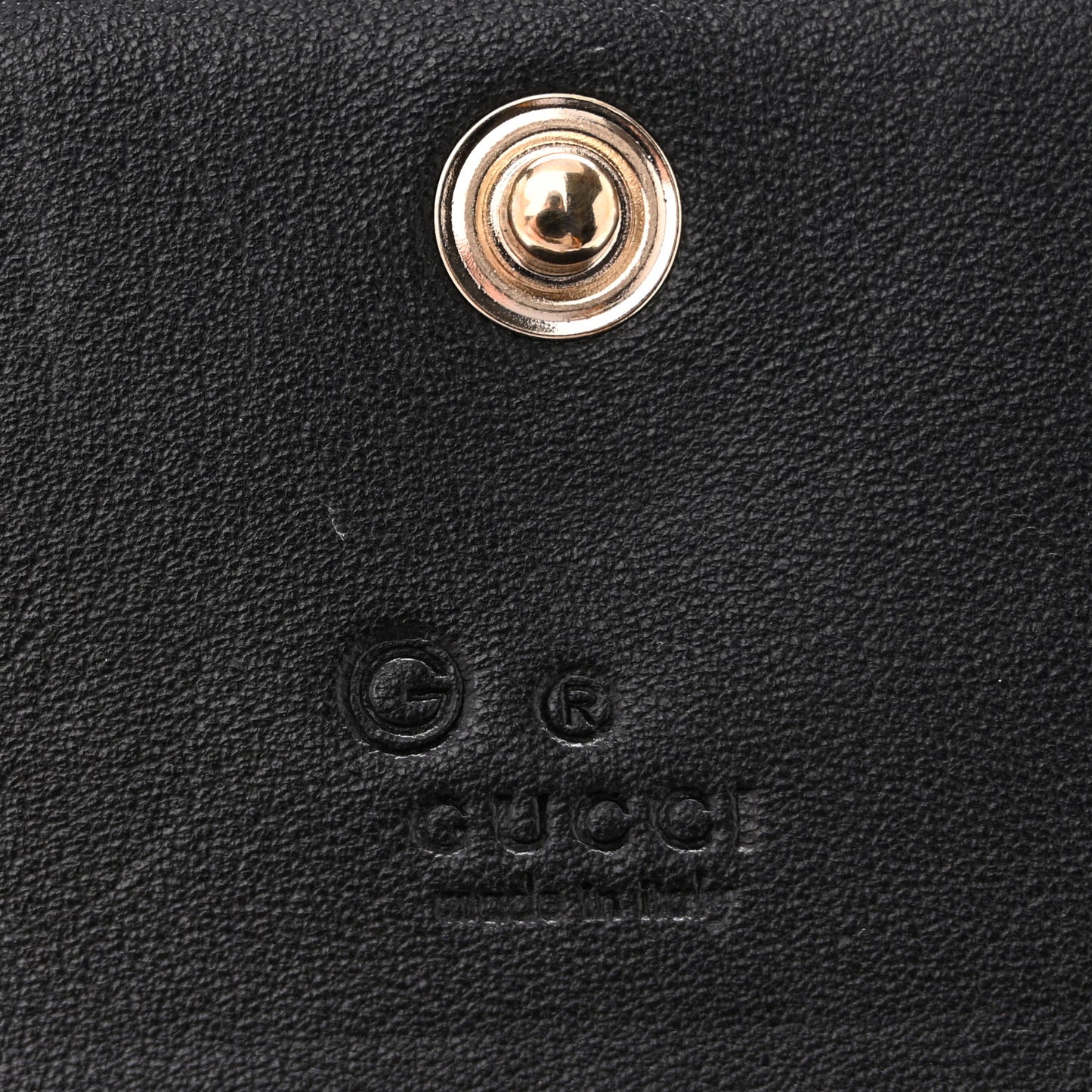 Microguccissima Card Case Black