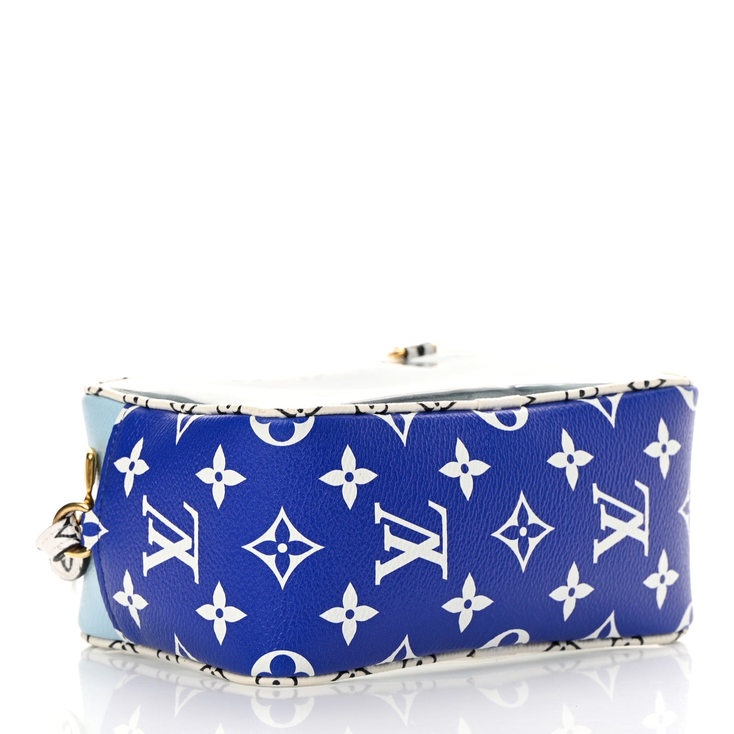 Monogram Giant Hawaii Beach Pouch Blue