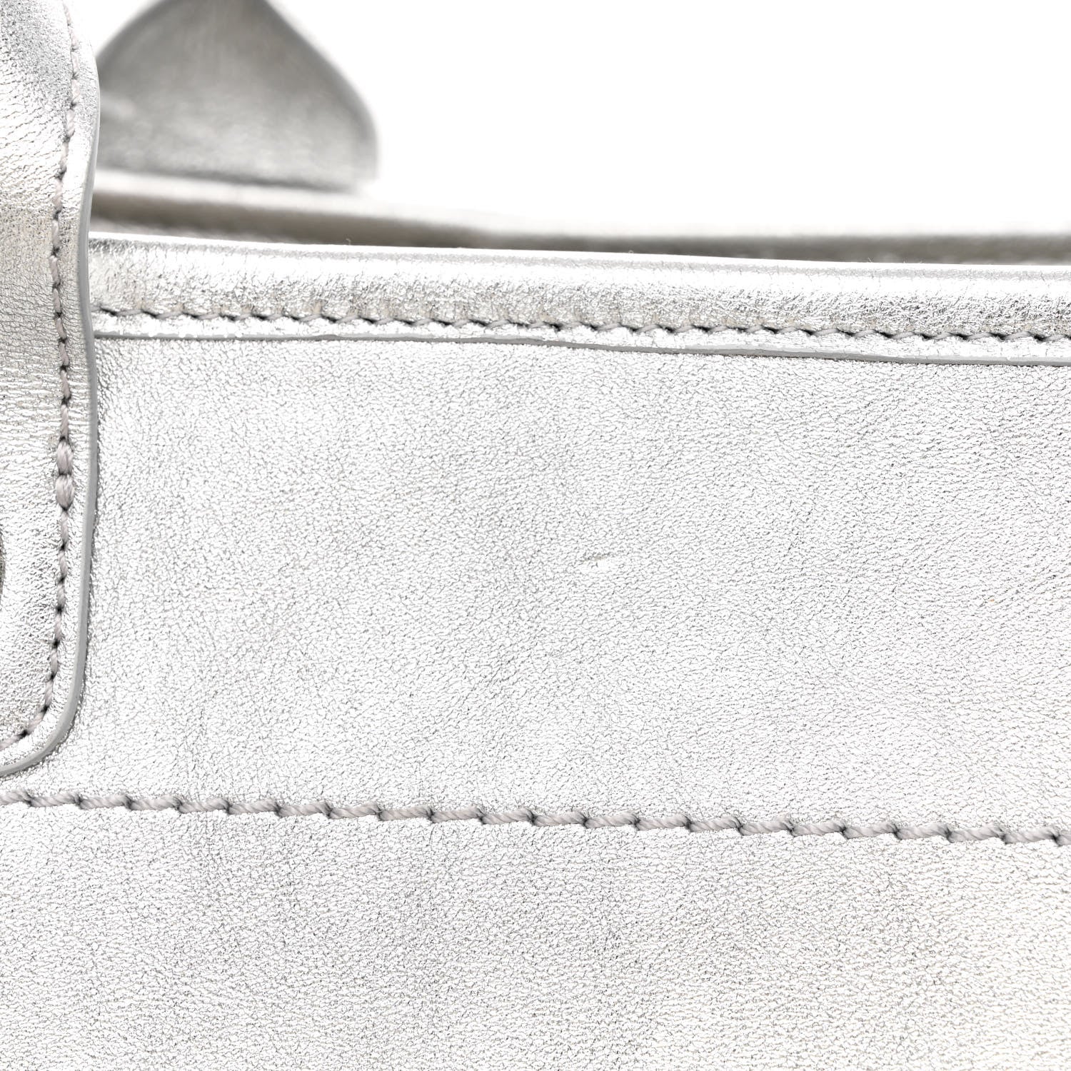 Chanel Metallic Calfskin Medium Deauville Tote Silver 13 of 13