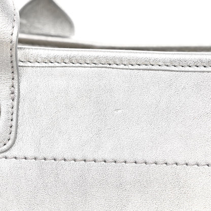 Chanel Metallic Calfskin Medium Deauville Tote Silver 13 of 13