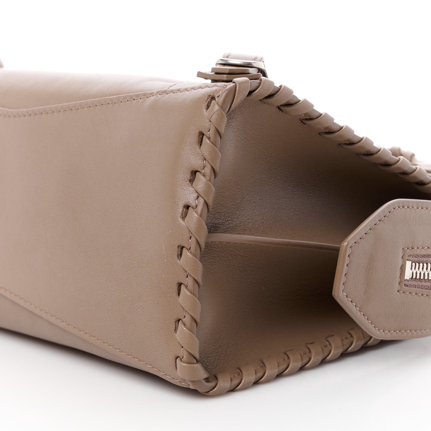 Smooth Calfskin Neo Classic Silver Hardware XS City Dark Mink Grey