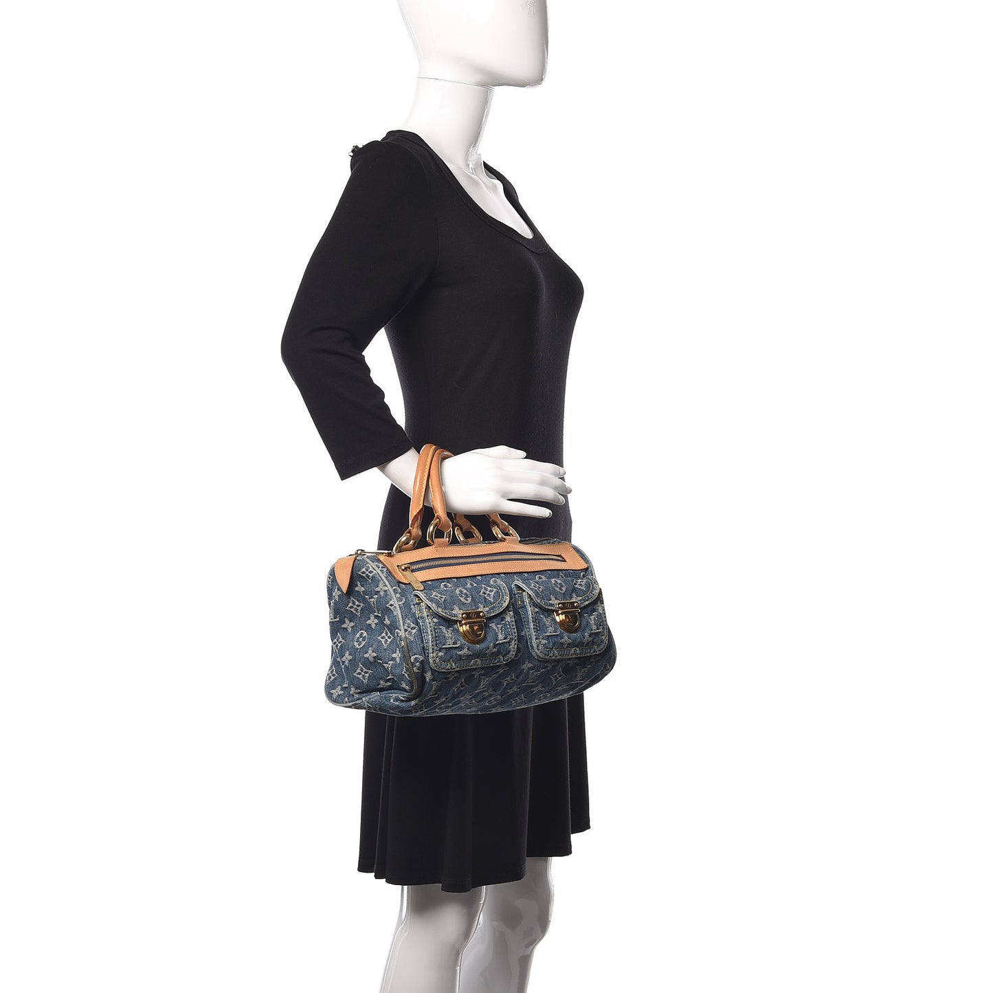 Monogram Denim Neo Speedy Blue