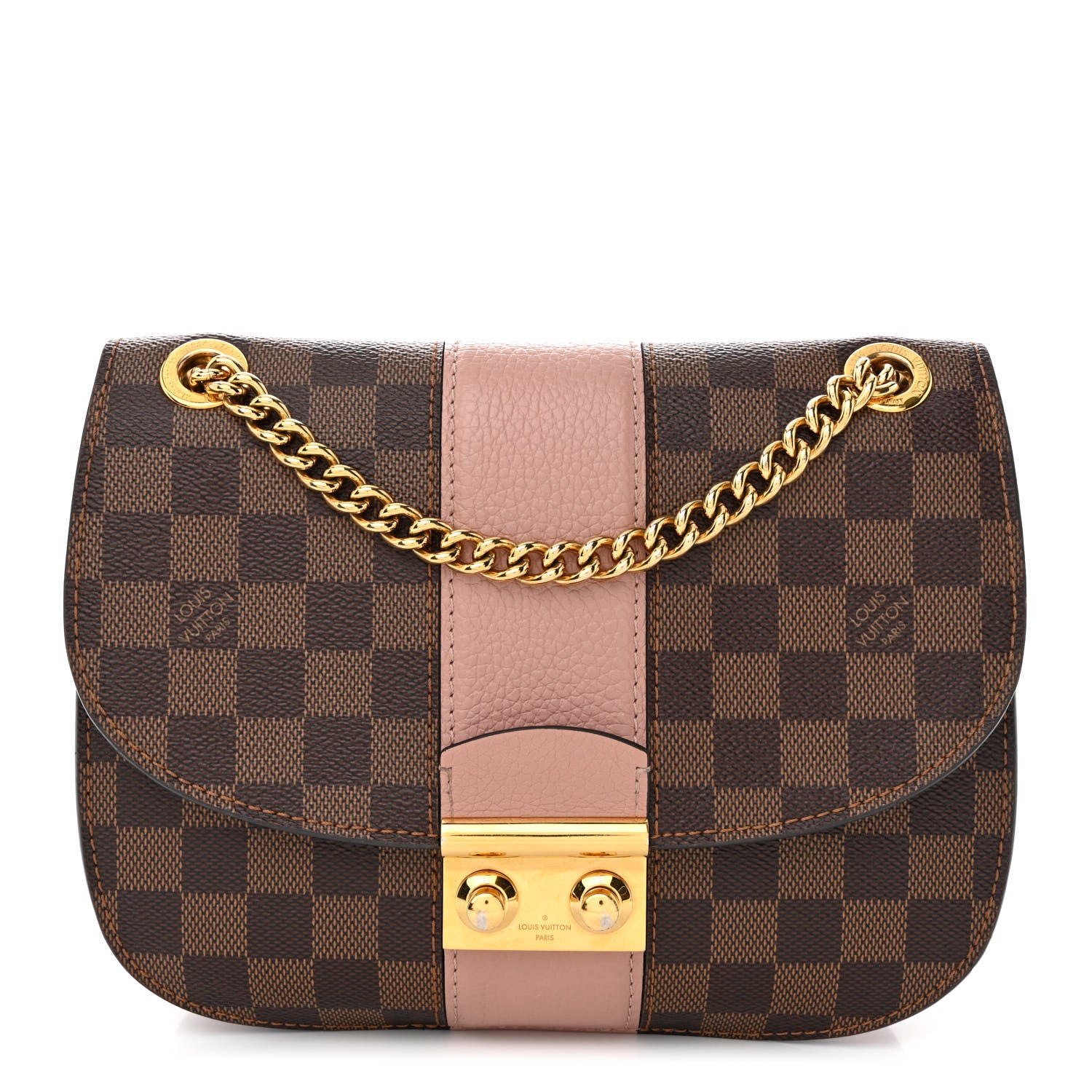 Louis Vuitton Damier Ebene Cuir Taurillon Wight Magnolia 1 of 10
