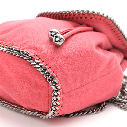 Stella McCartney Shaggy Deer Mini Falabella Backpack Pink Fluo 10 of 12