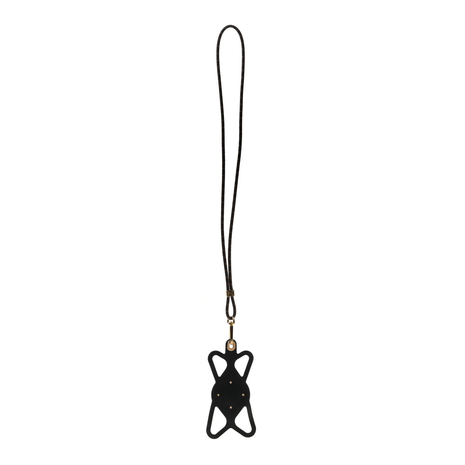 Louis Vuitton Monogram Silicone Louise Phone Holder Black 3 of 8