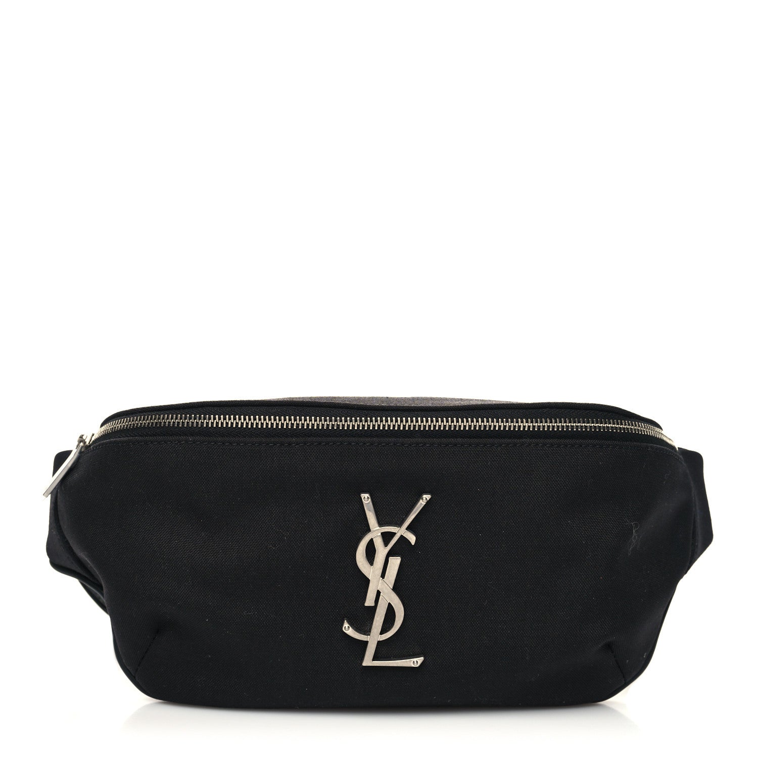 Saint Laurent Calfskin Monogram Belt Bag Black 1 of 10
