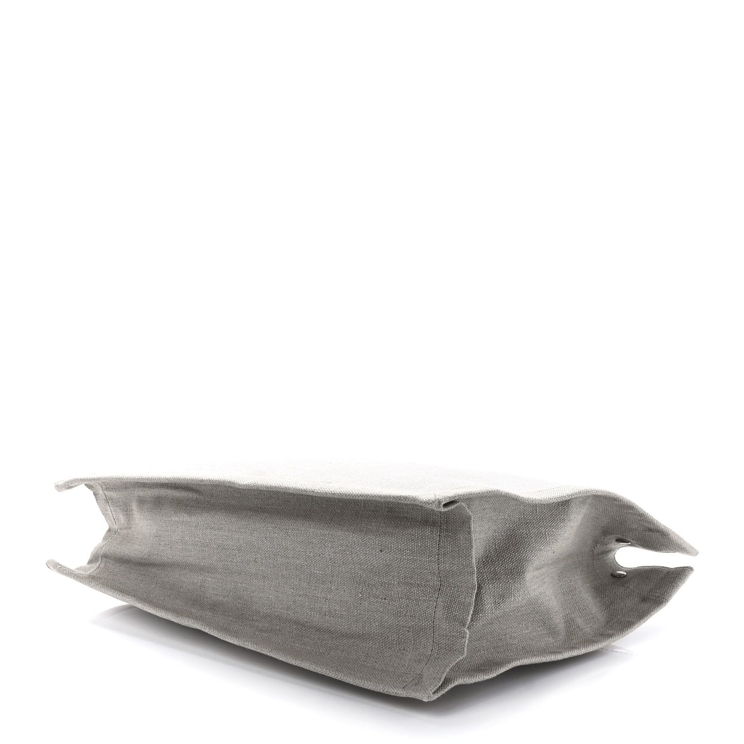 Linen Calfskin Rive Gauche Tote Optic White