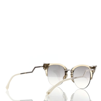Fendi Iridia Cat Eye Sunglasses FF 0041/S Silver 4 of 7