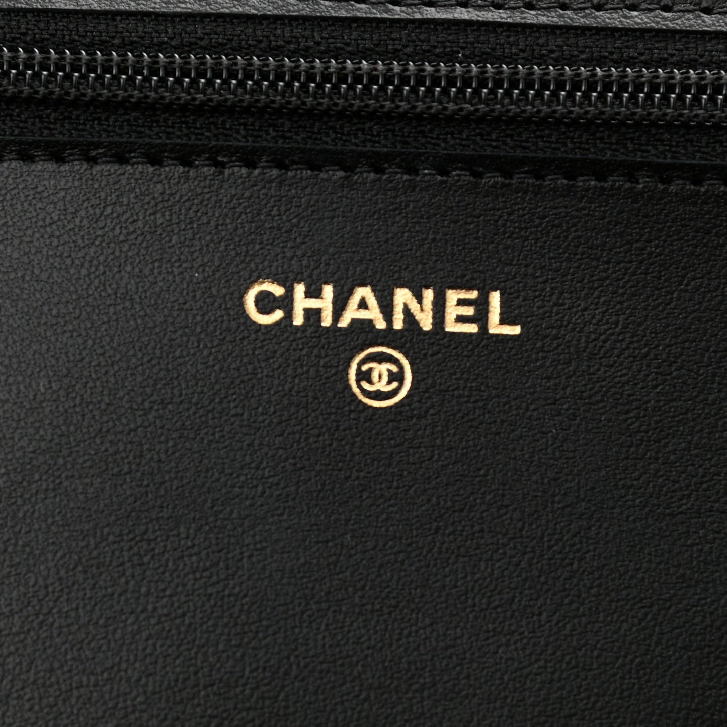 Caviar Quilted Boy Wallet On Chain WOC Black