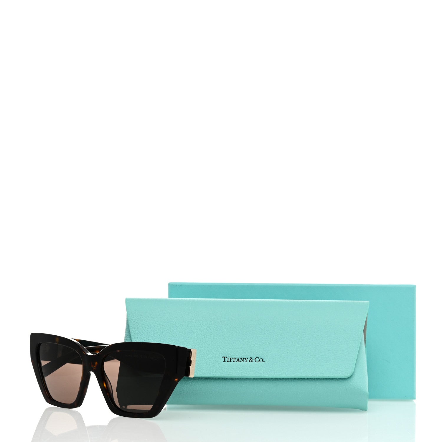 Tiffany Acetate Metal Deco T Sunglasses Brown 8 of 8