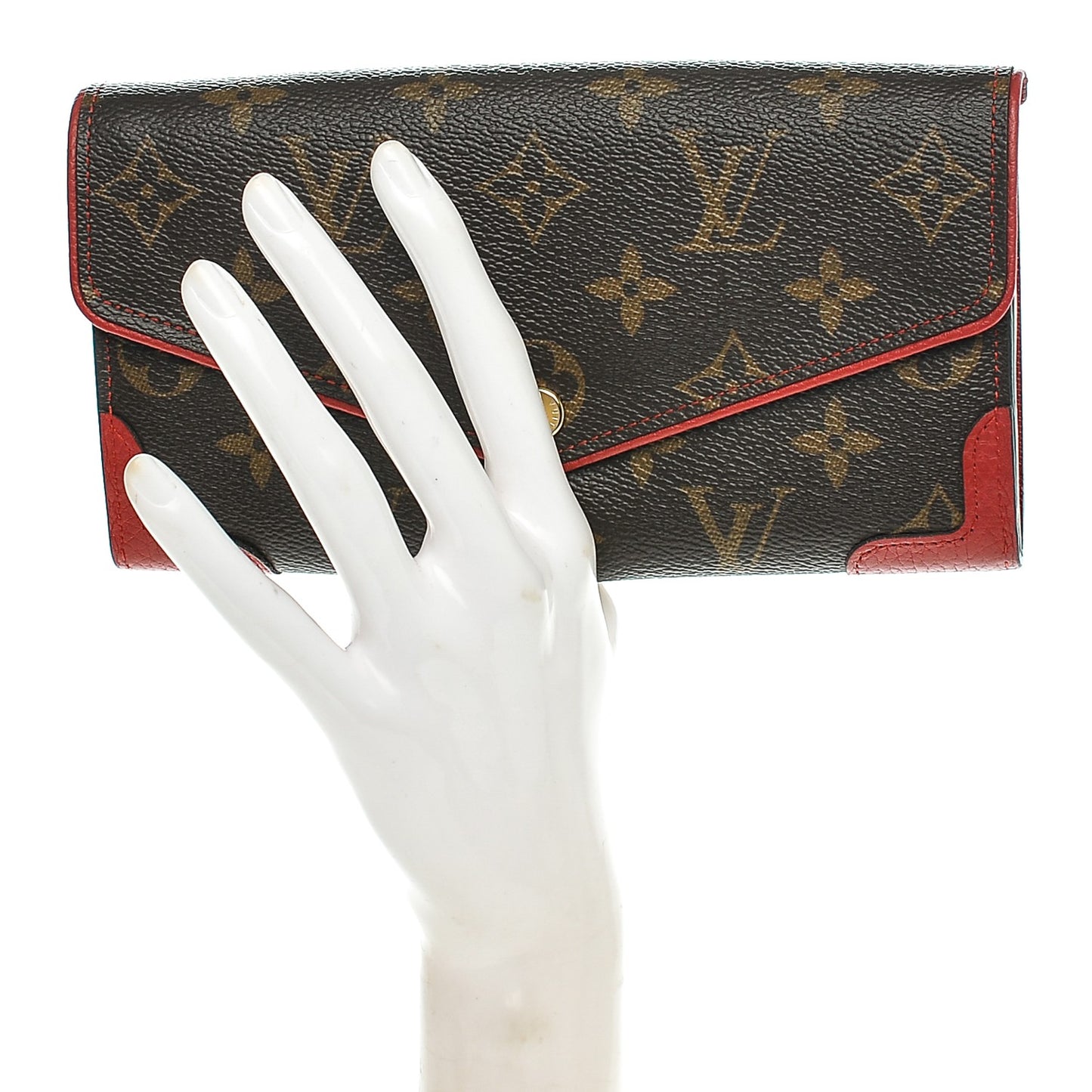 Monogram Sarah Retiro Wallet Cherry