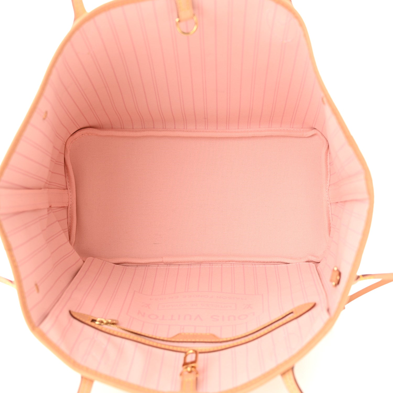 Louis Vuitton Damier Azur Neo Neverfull MM Rose Ballerine 6 of 10