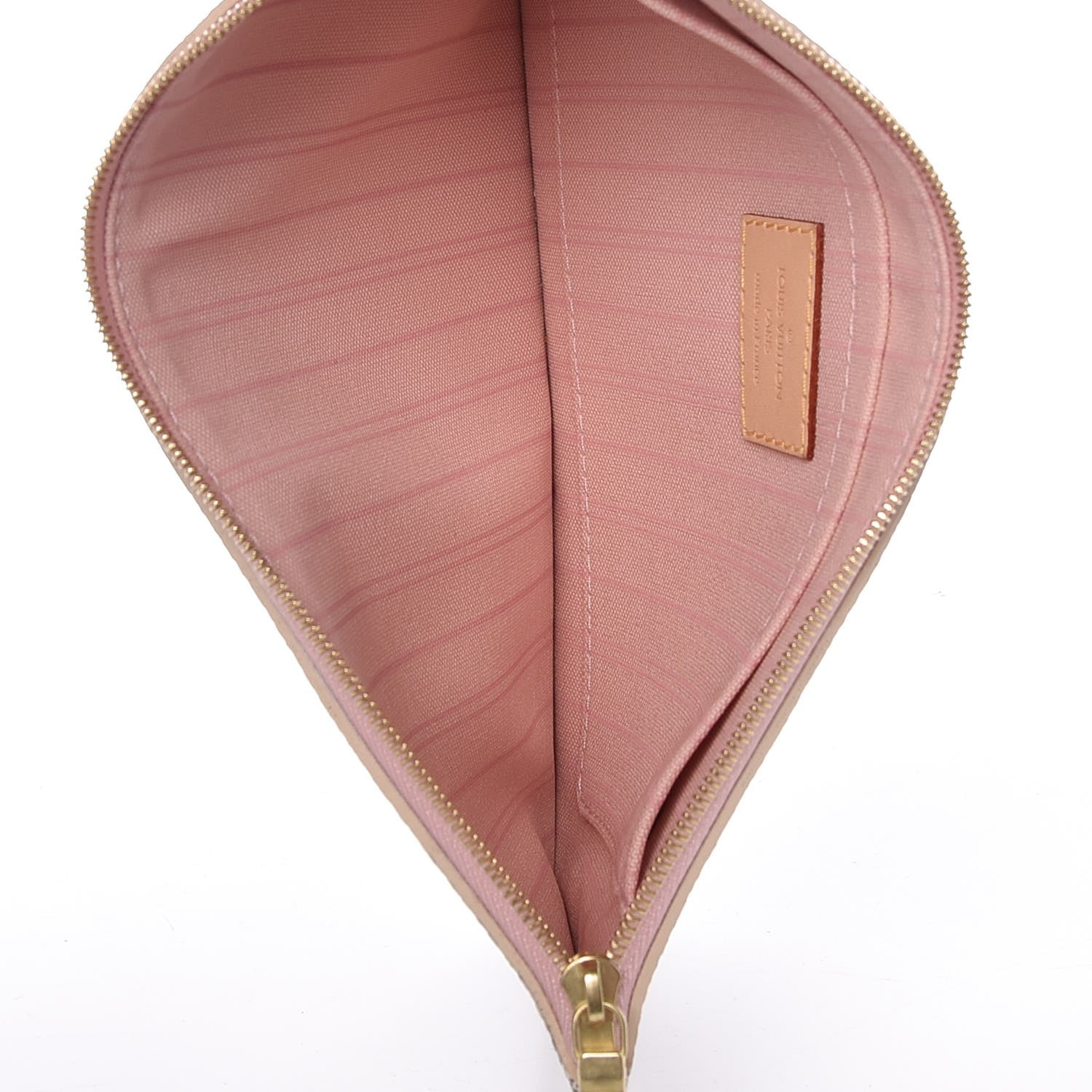 Louis Vuitton Damier Azur Neverfull MM GM Pochette Rose Ballerine 5 of 7