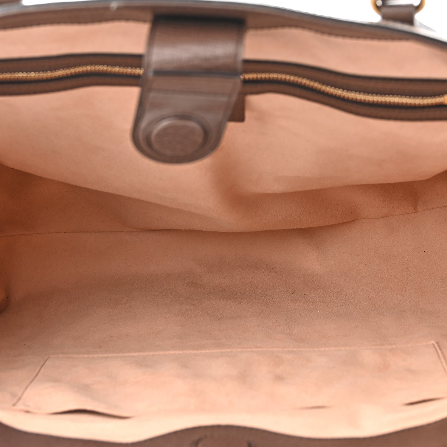 Gucci GG Supreme Monogram Textured Calfskin Web Medium Ophidia Shopping Tote Beige Ebony New Acero 5 of 12