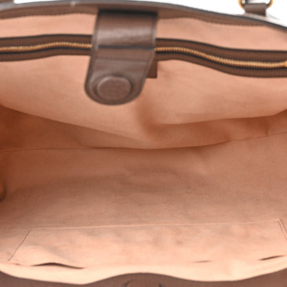 Gucci GG Supreme Monogram Textured Calfskin Web Medium Ophidia Shopping Tote Beige Ebony New Acero 5 of 12
