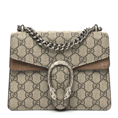 Gucci GG Supreme Monogram Mini Dionysus Shoulder Bag Taupe 1 of 12