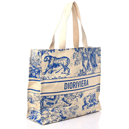 Christian Dior Straw Dioriviera Tote Beige 3 of 7
