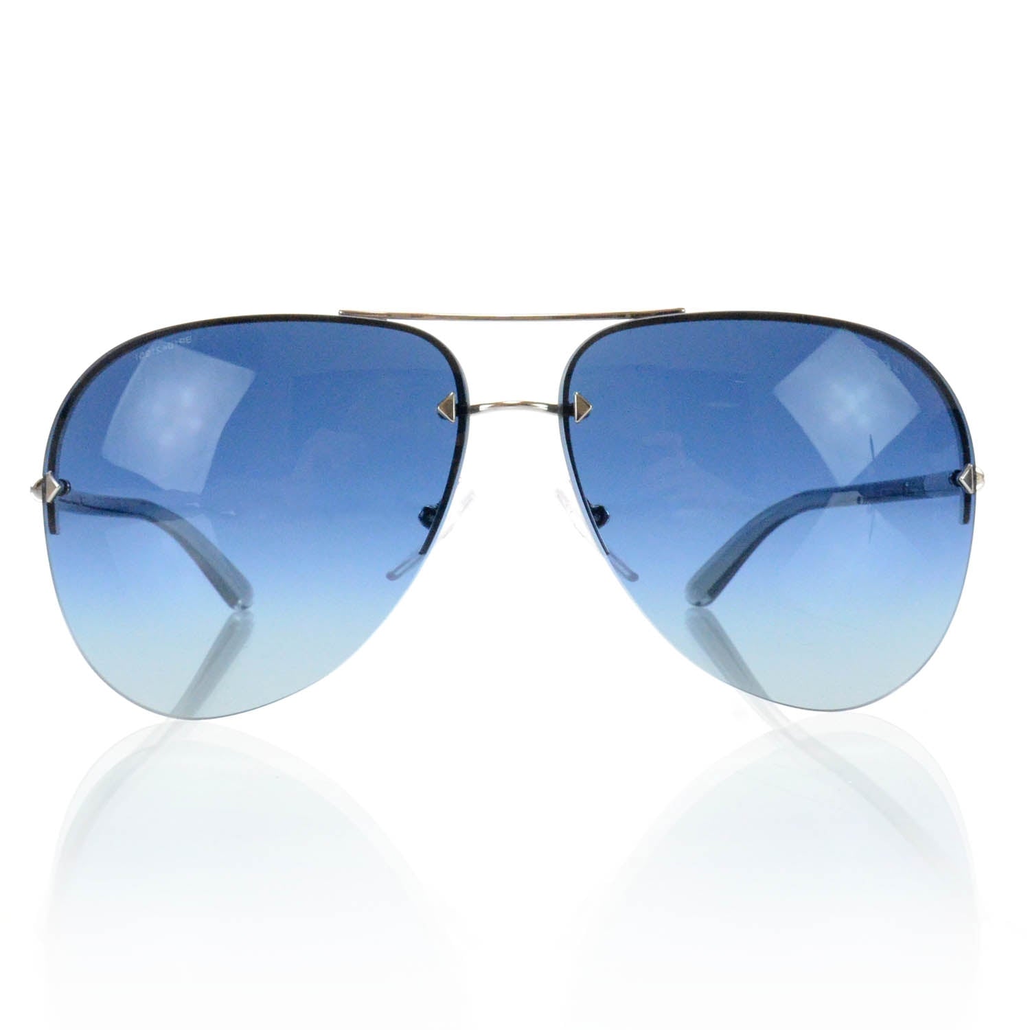 Prada Aviator Sunglasses SPR 53O Blue 2 of 7