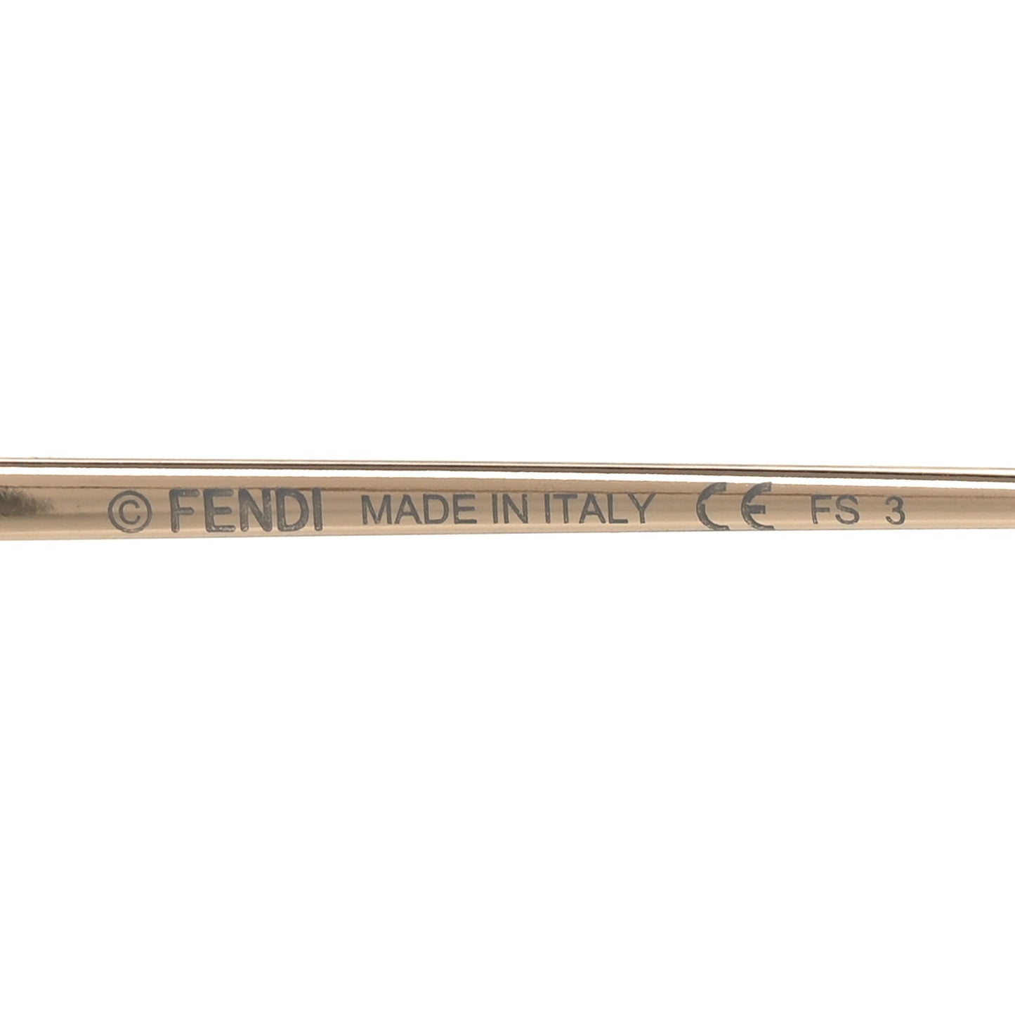 Metal F is Fendi Sunglasses FF 0323/S Gold
