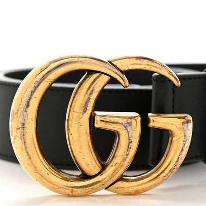 Gucci Calfskin Double G 40mm Belt 100 40 Black 6 of 8