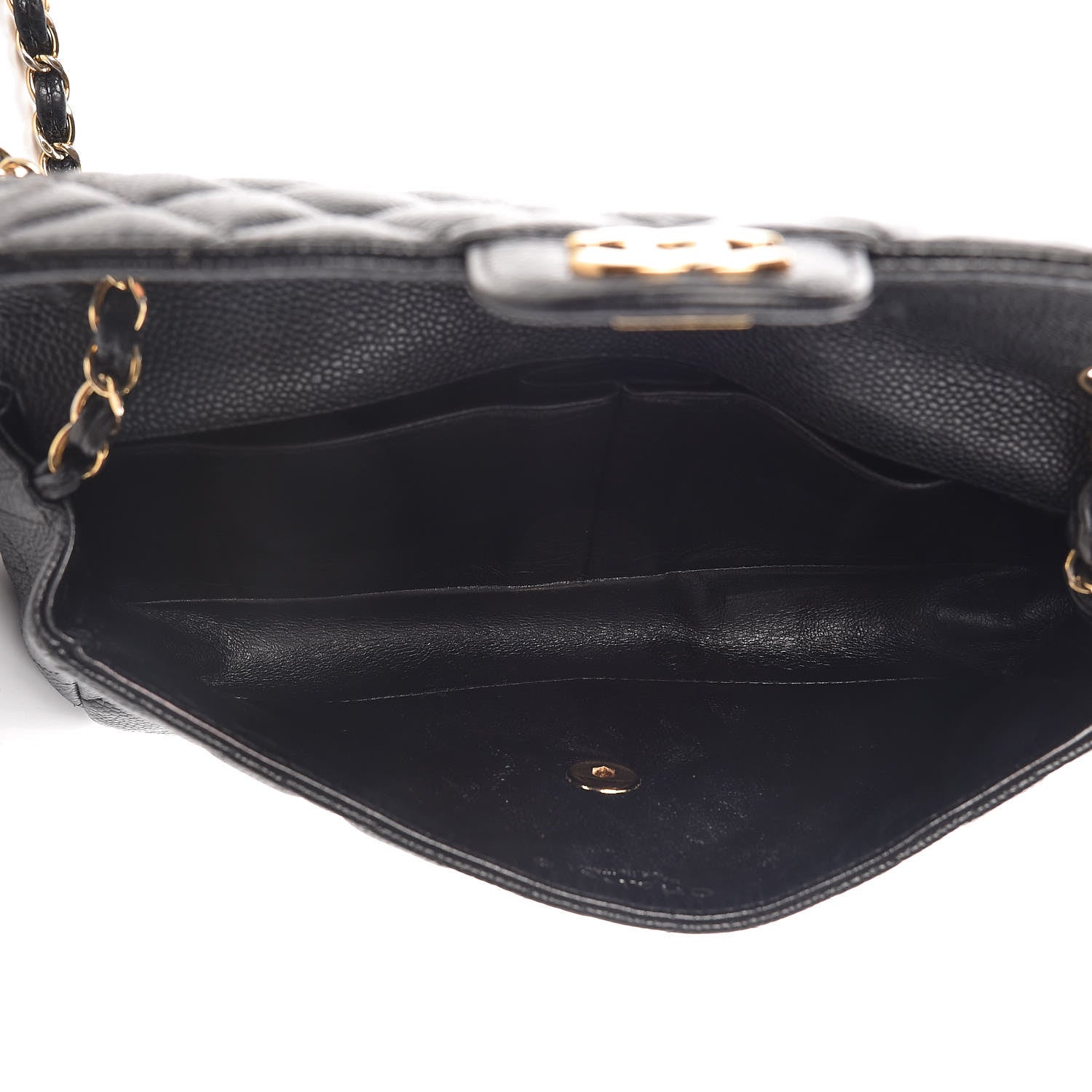 Chanel Caviar Quilted East West Flap Black 5 of 13