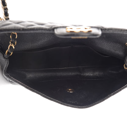 Chanel Caviar Quilted East West Flap Black 5 of 13