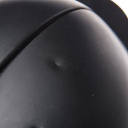 Hermes Polycarbonate Zermatt Calfskin Eole Equestrian Riding Helmet 55 Black Rouge H 8 of 11