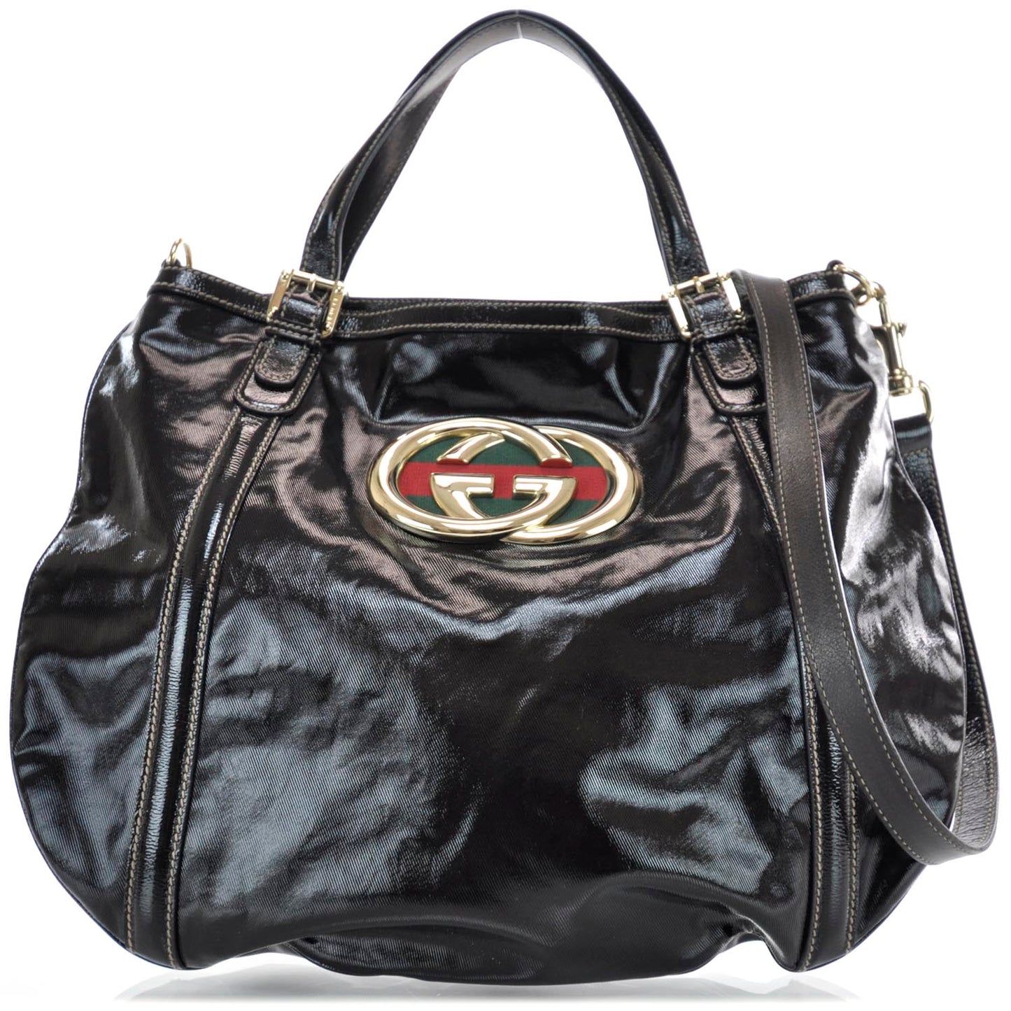Dialux Medium Britt Shoulder Bag Black
