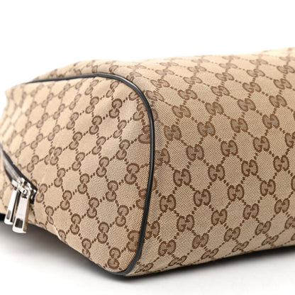 Gucci Monogram Travel Backpack Dark Brown 10 of 11