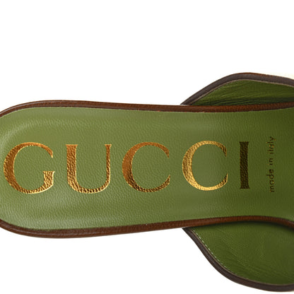 Gucci Granada Kid Houdan Platform Slide Sandals 39 Brown Sugar 6 of 10