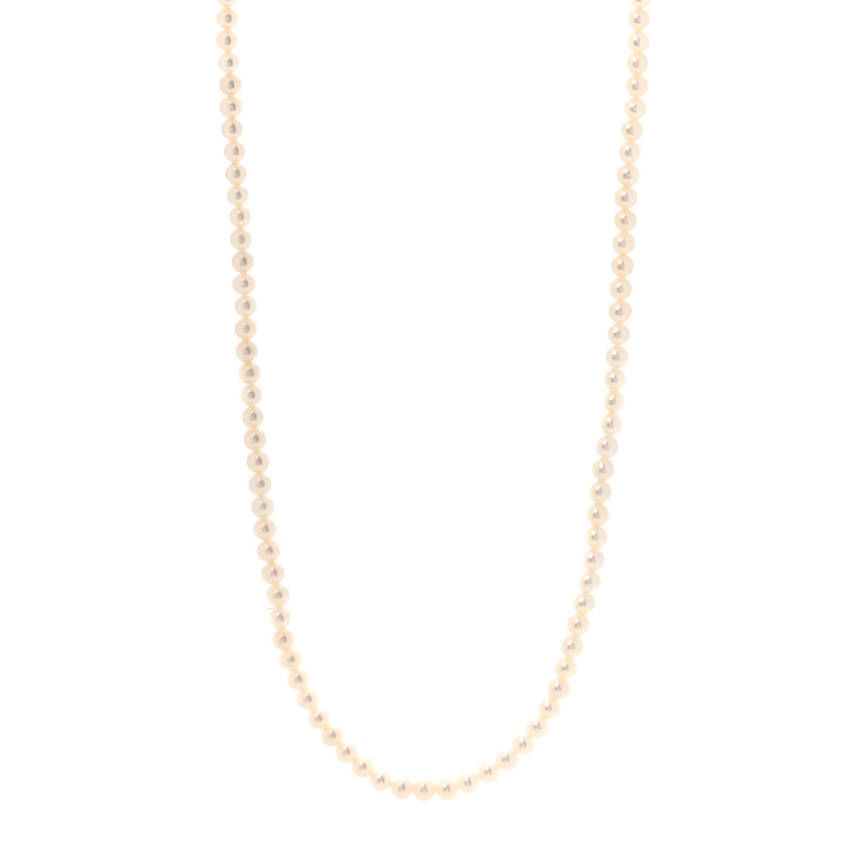 Tiffany Sterling Silver Diamond Cultured Pearl Return to Tiffany Wrap Necklace 1 of 4