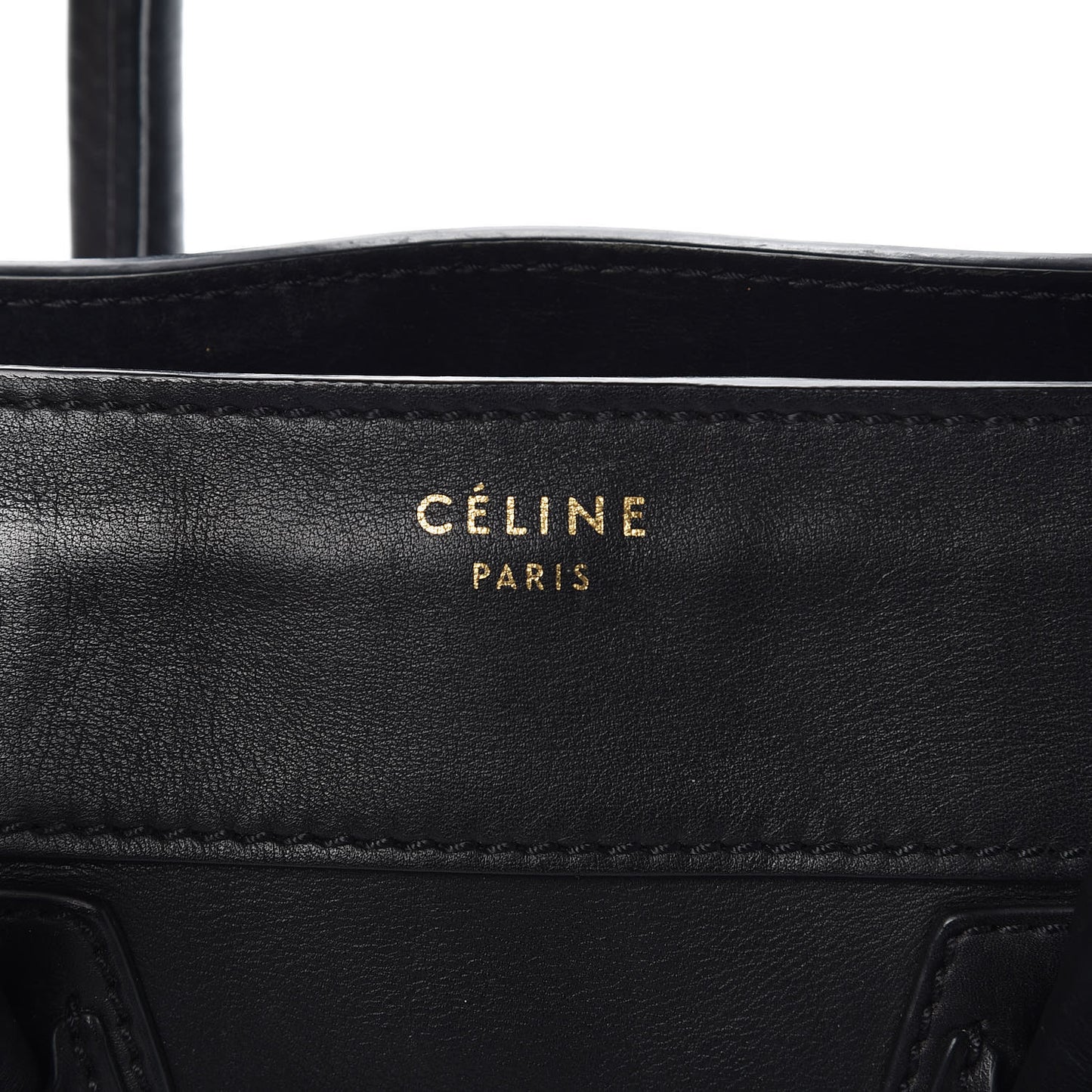 Smooth Calfskin Mini Luggage Black