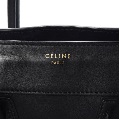Celine Smooth Calfskin Mini Luggage Black 6 of 27