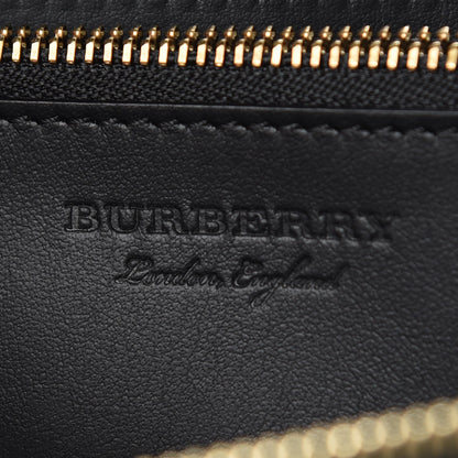 Burberry Grained Calfskin Graffiti Print Zip Around Wallet Black 6 of 8