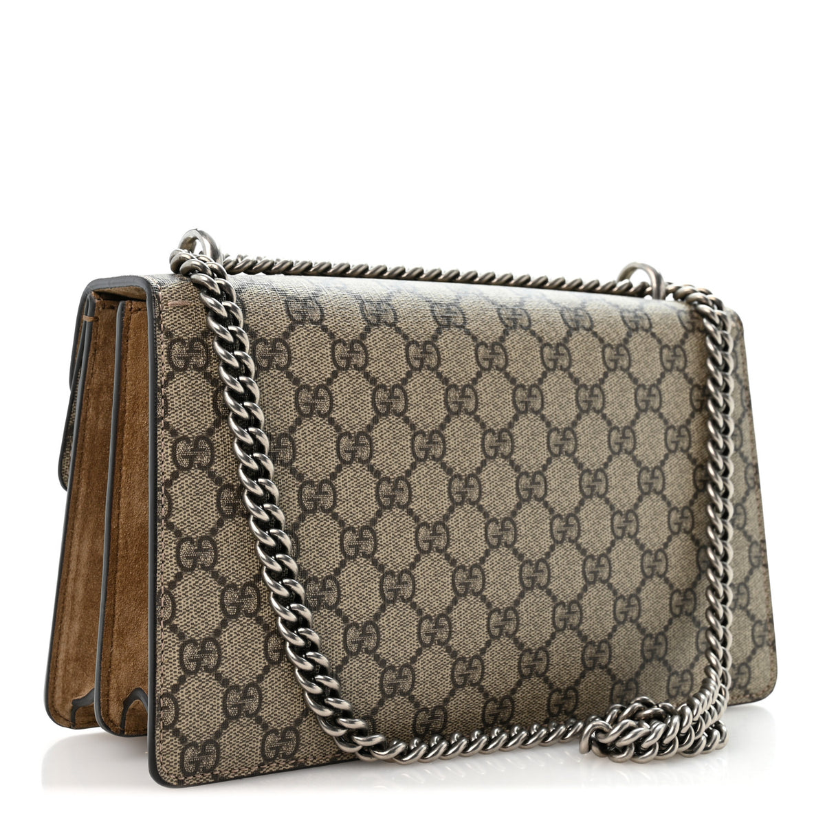 Gucci GG Supreme Monogram Small Dionysus Shoulder Bag Taupe 3 of 10