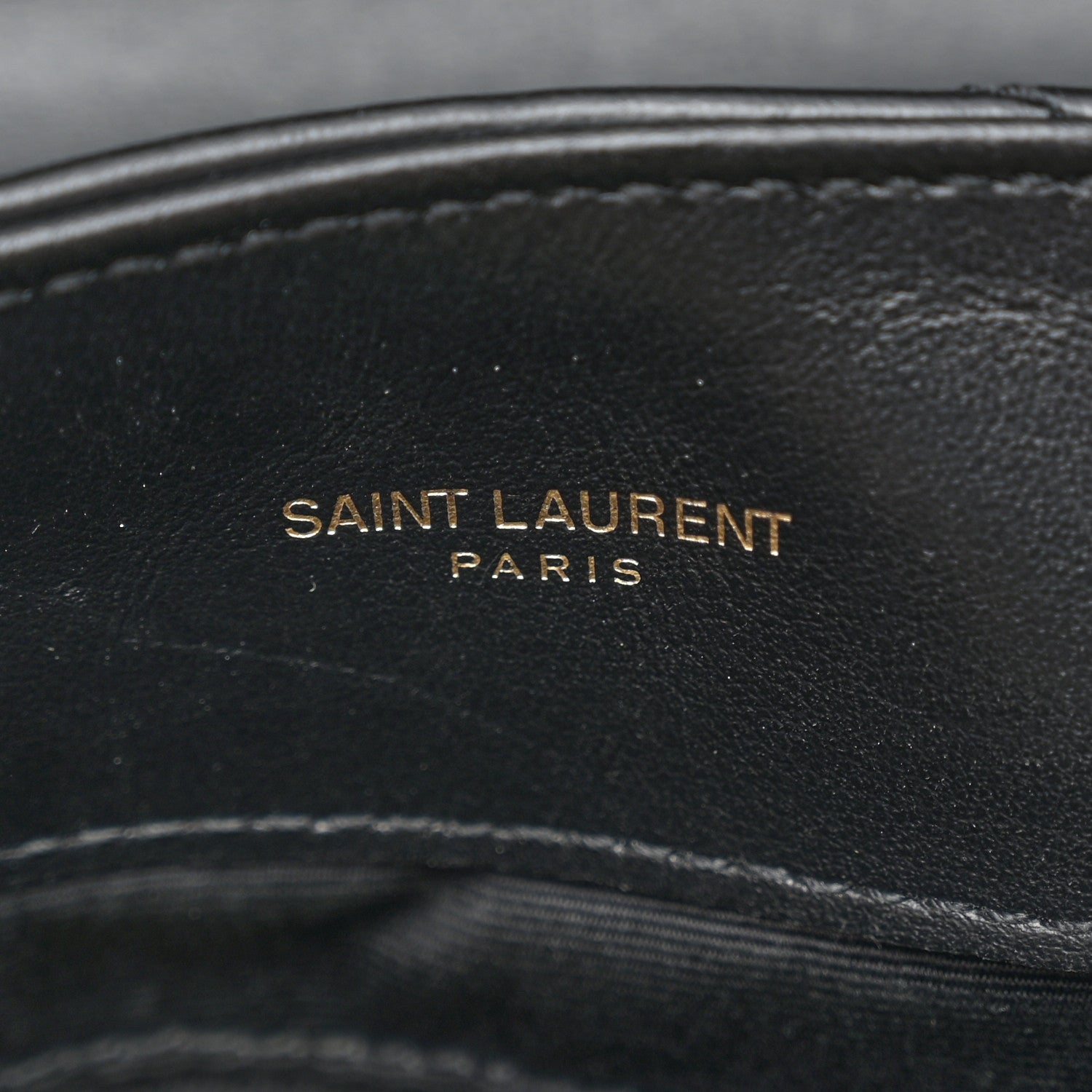 Saint Laurent Calfskin Y Quilted Monogram Medium Loulou Chain Satchel Black 8 of 12