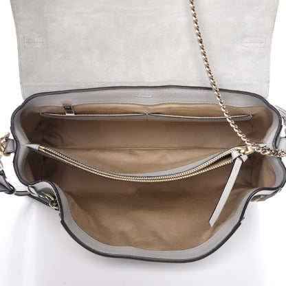 Chloe Calfskin Medium Faye Day Shoulder Bag Airy Grey 5 of 13